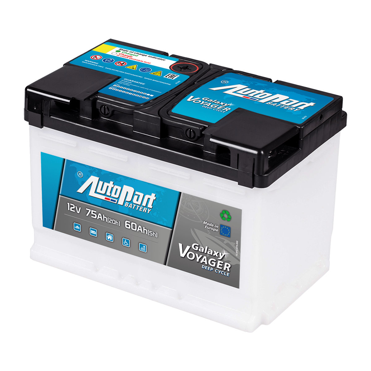 autopart battery galaxy voyager